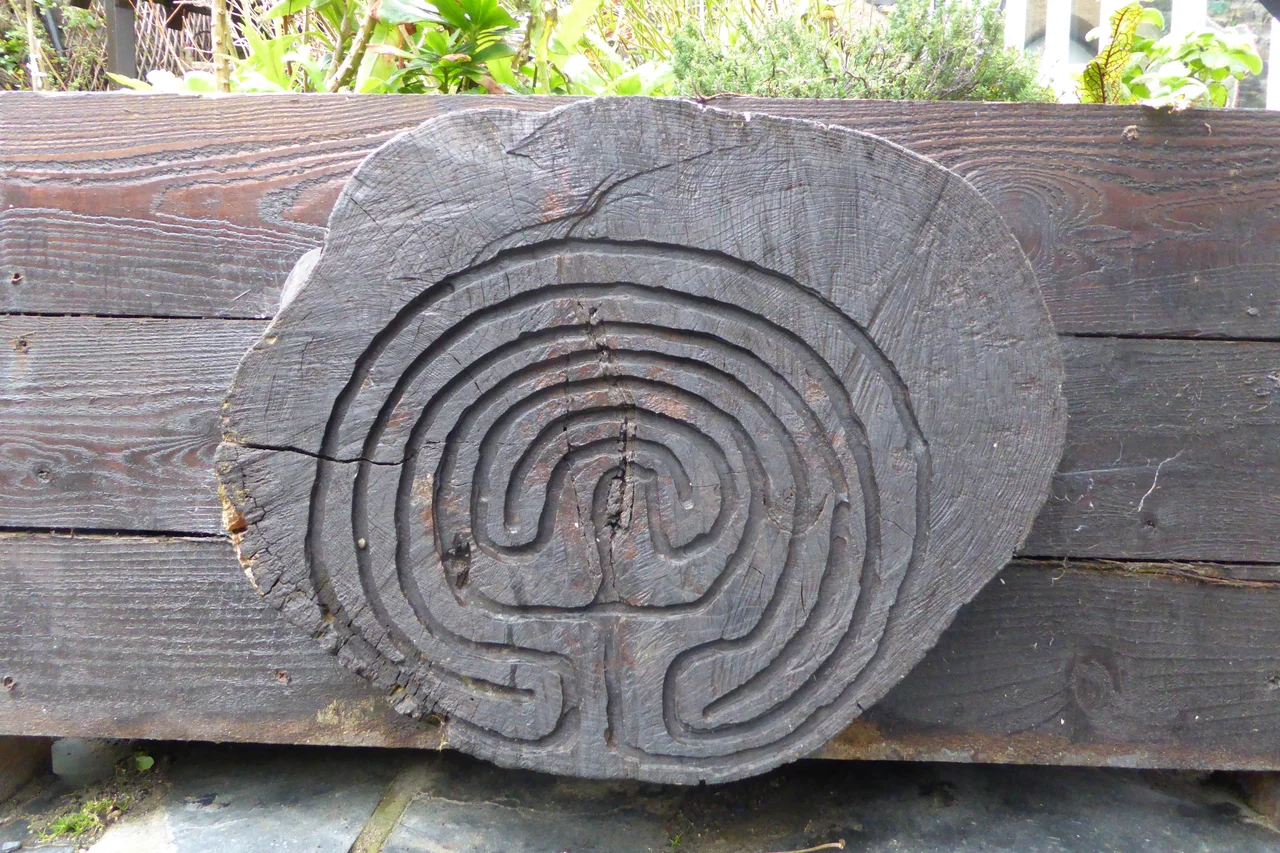 Museum of Witchcraft in Boscastle (vor der Flut 2004), Cornwall.