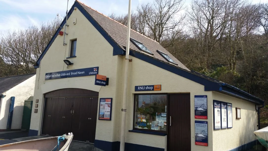 Little & Broad Haven lifeboat station, Pembrokeshire, Wales