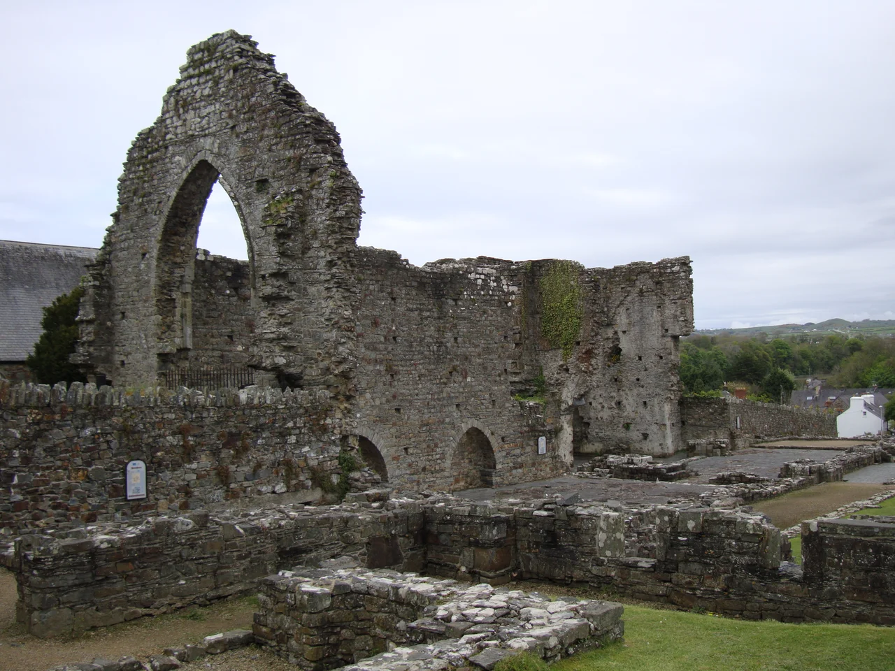 Photograph of St Dogmaels Abbey, Pembrokeshire, Wales