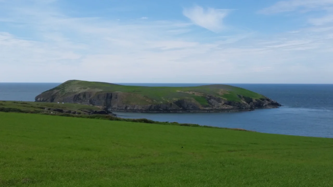 Cardigan Island from the coastal path