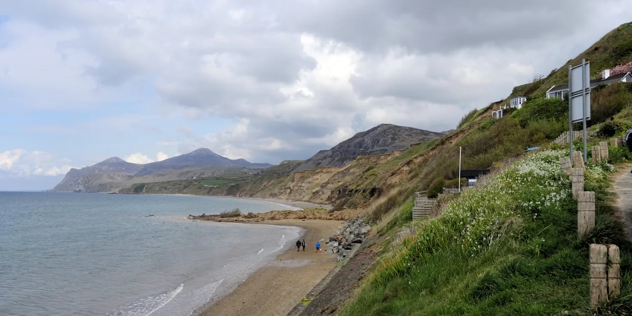 Nefyn marine landslide - coastal erosion as a result of Climate Change - Wales 19 April 2021.
Image taken 2nd May 2021.