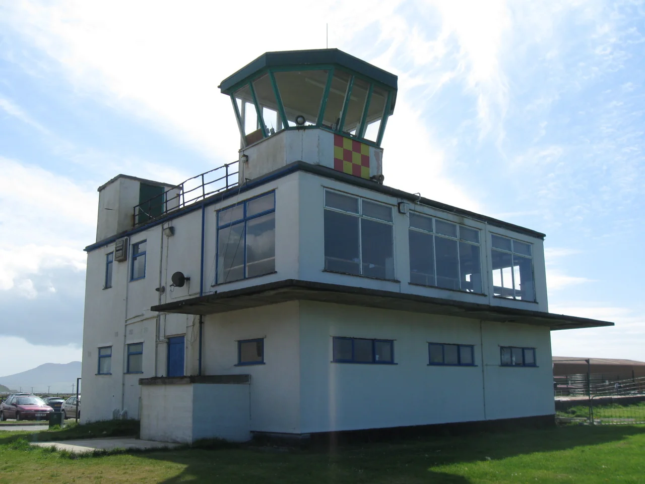 The Air Traffic Control Tower At Caernarfon Airport (ICAO: EGCK)