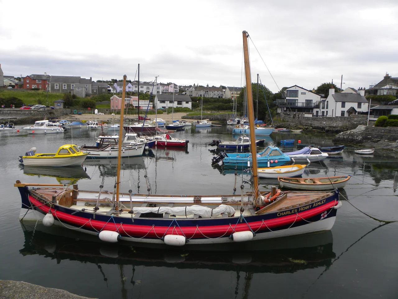 The Charles Henry Ashley in Cemaes harbour