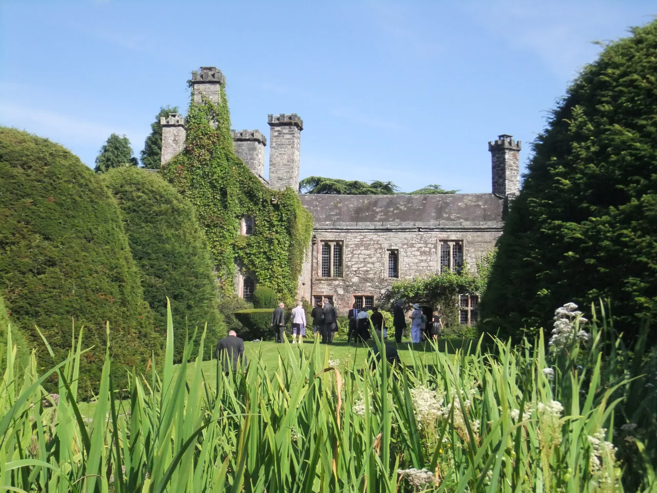 Gwydir Castle, viewed from the Dutch Garden
