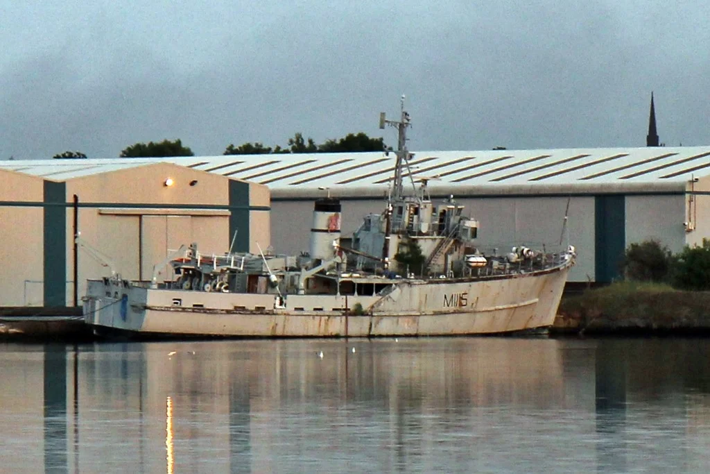 HMS Bronington (M1115), West Float, Birkenhead