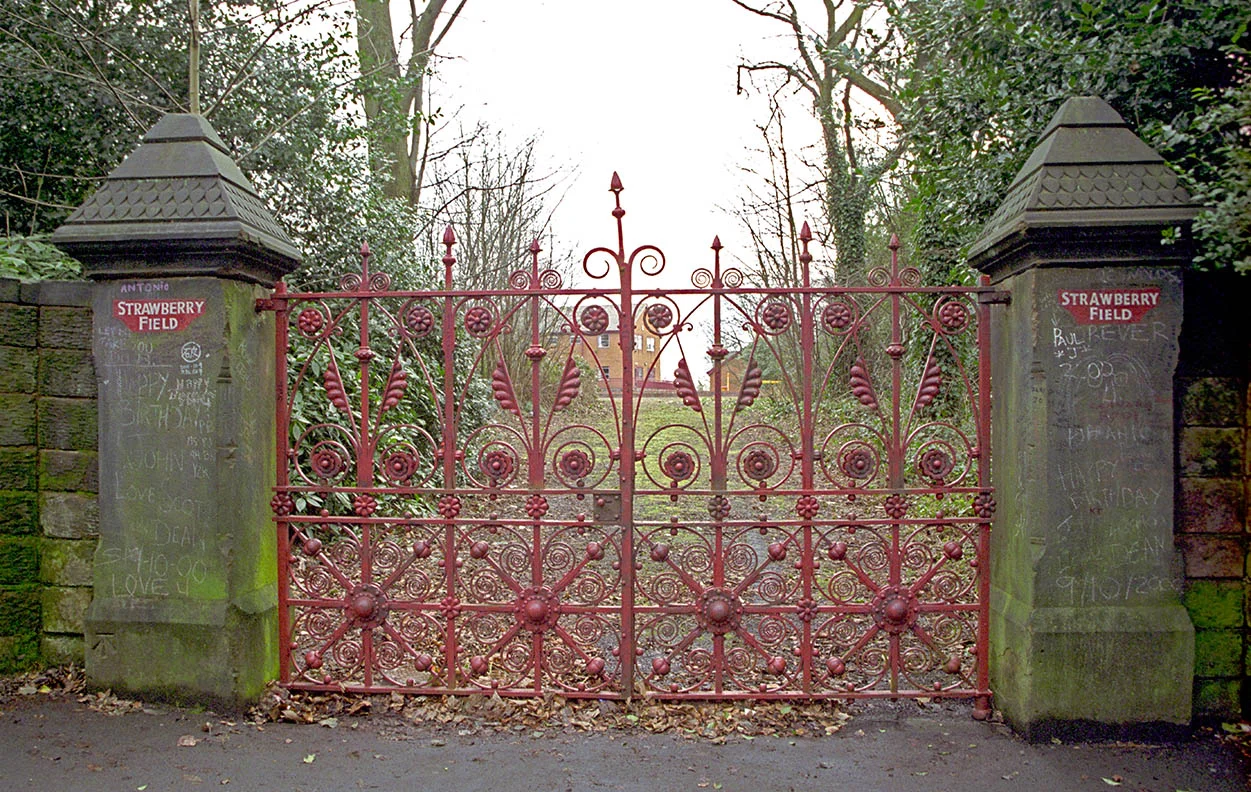 Strawberry field gate