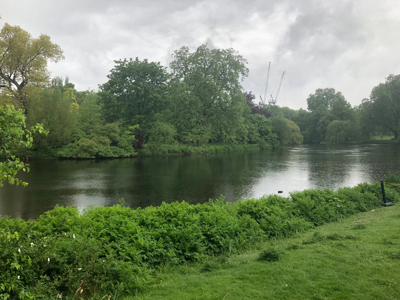 Lake at Buckingham Palace Gardens