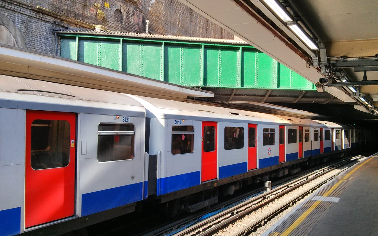 Sloan Square Tube Station London with Westbourne River aqueduct