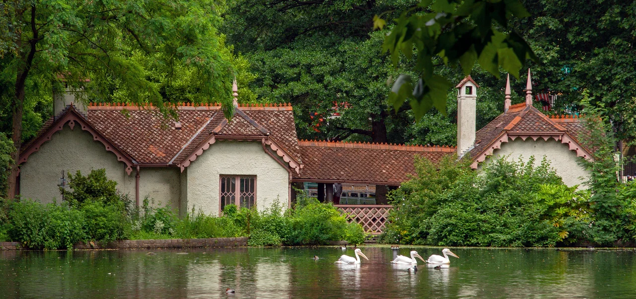 Duck Island Cottage has a long history and is now the headquarters for the London Historic Parks and Gardens Trust