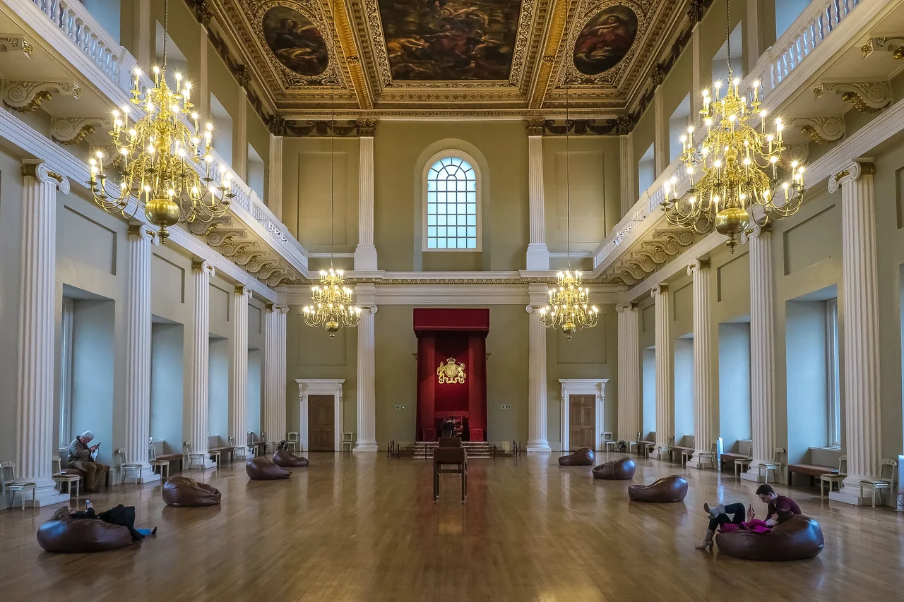 Banqueting House Interior, London, England, Whitehall, 2017