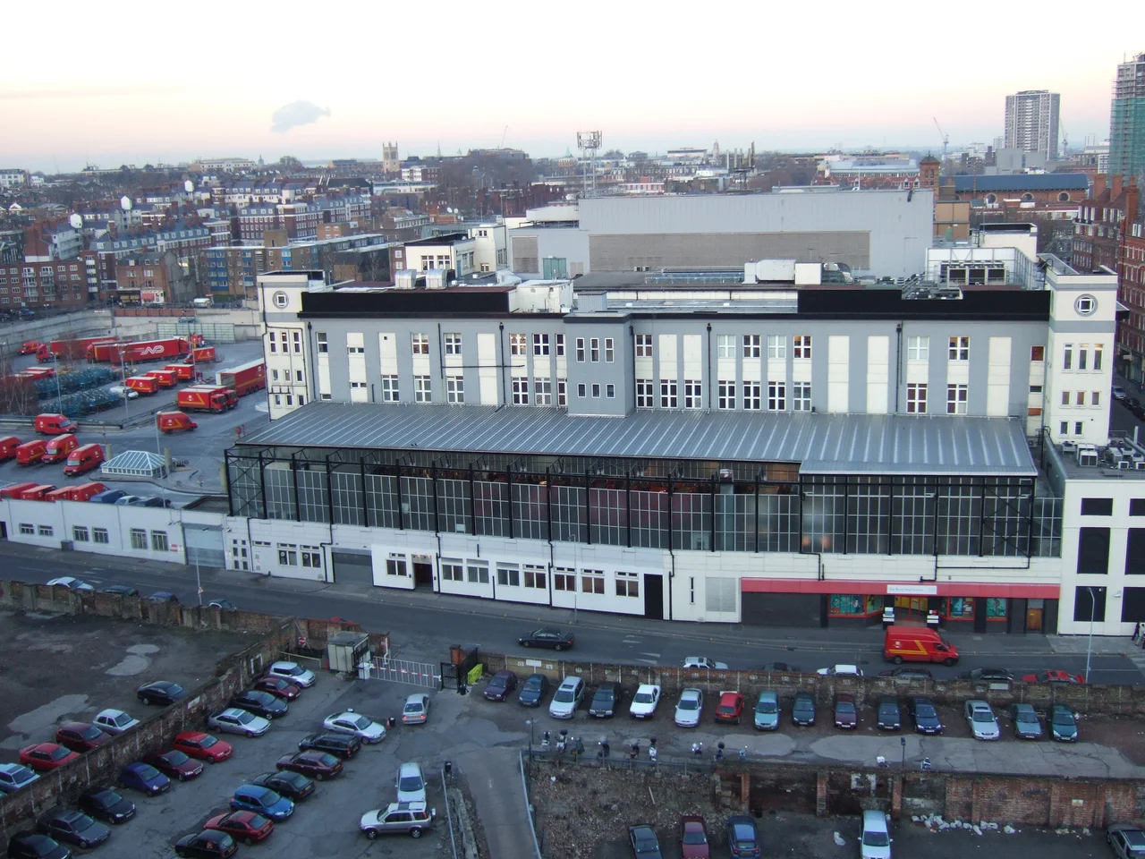 Mount Pleasant postal sorting office in Clerkenwell