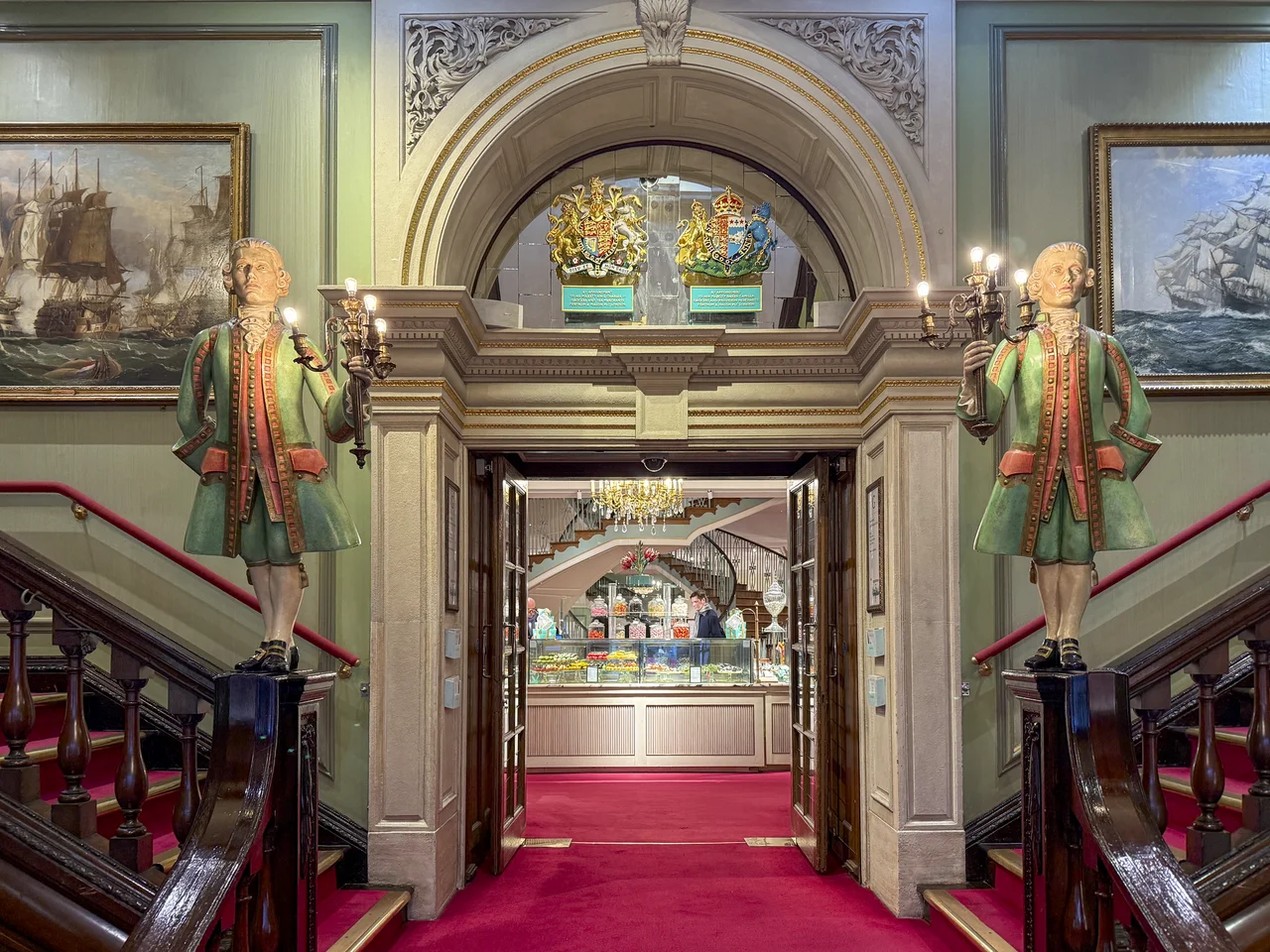 Entrance to Fortnum & Mason, London