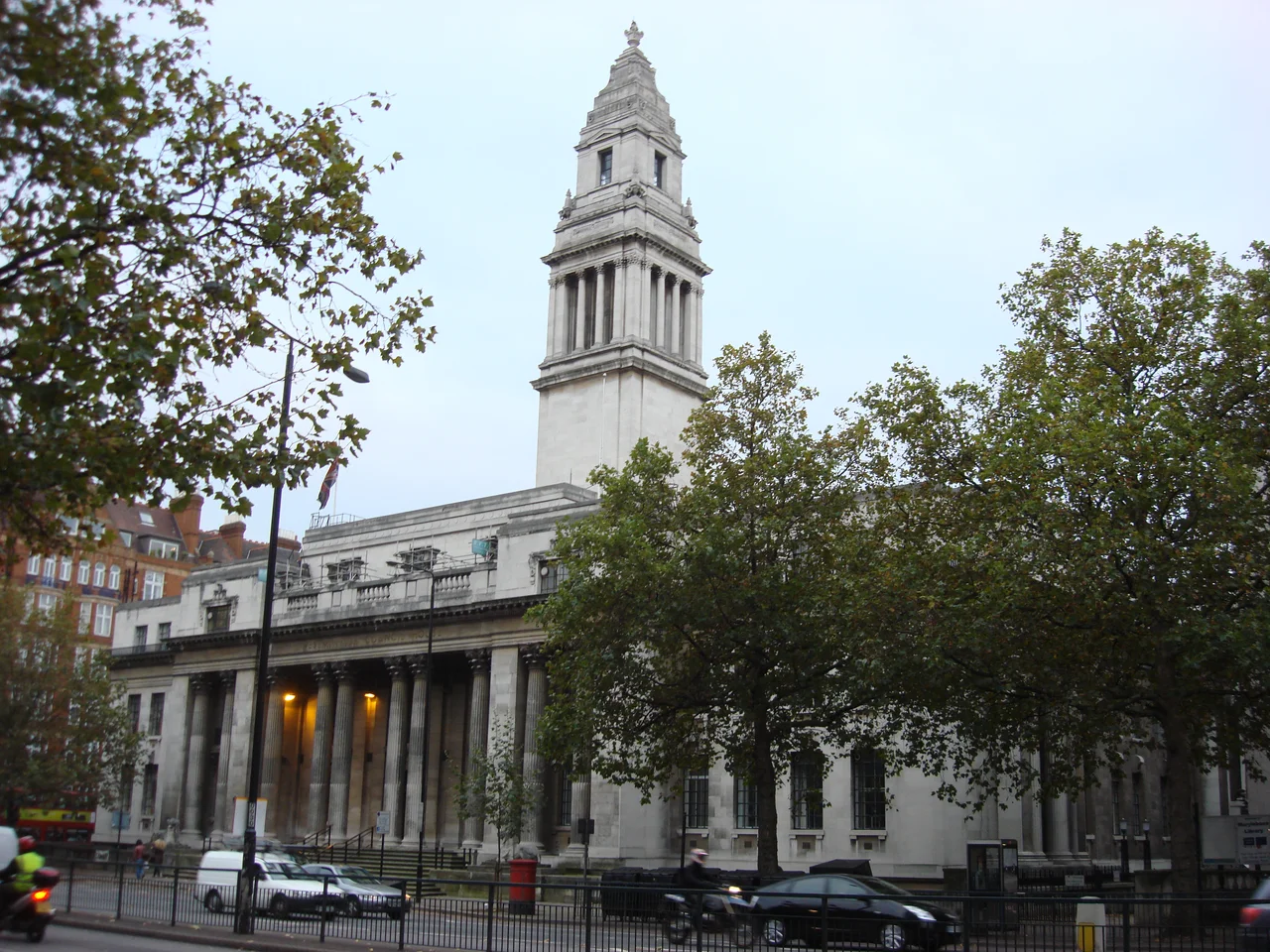 The former Metropolitan Borough of St Marylebone HQ on Marylebone Road, now City of Westminster offices