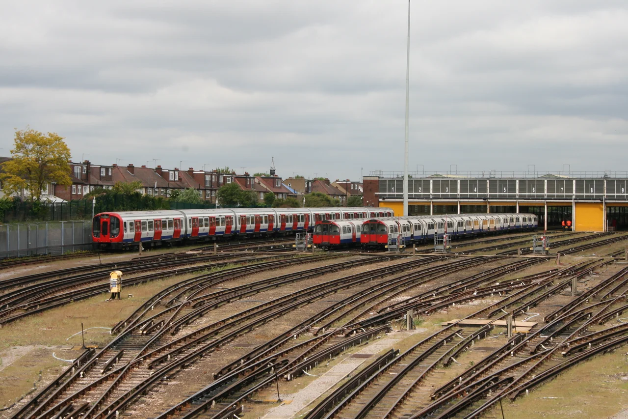 Northfields Depot on the Piccadilly Line.