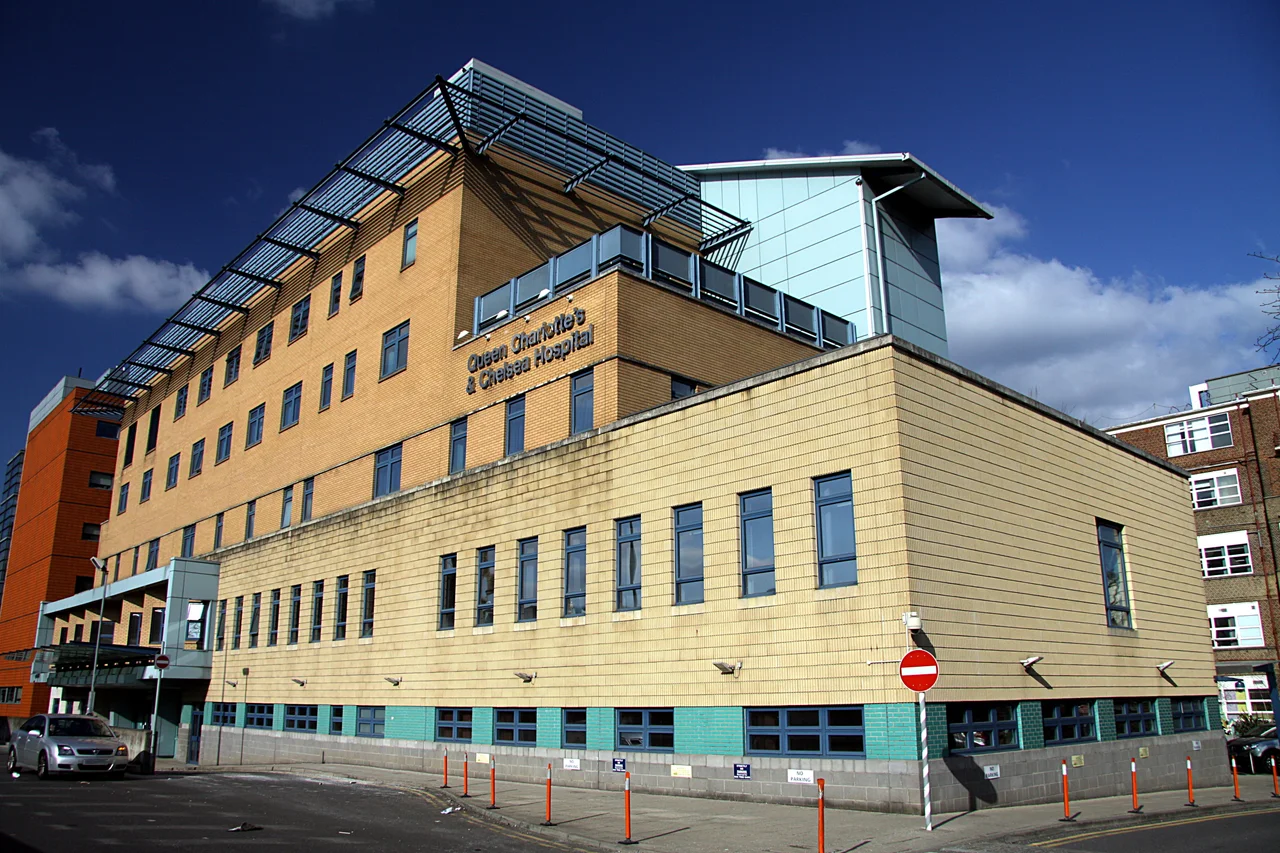 Queen Charlotte's and Chelsea Hospital in London, England, Great Britain