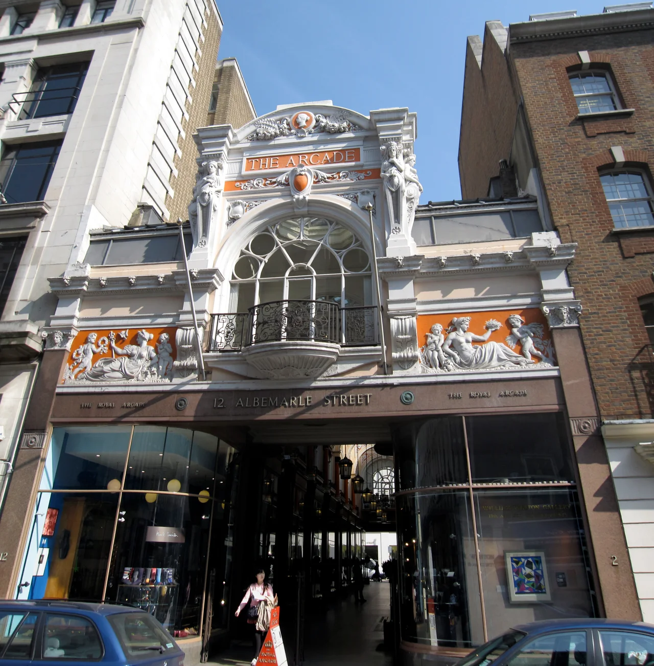 Royal Arcade in London on 12 Albermarle Street.