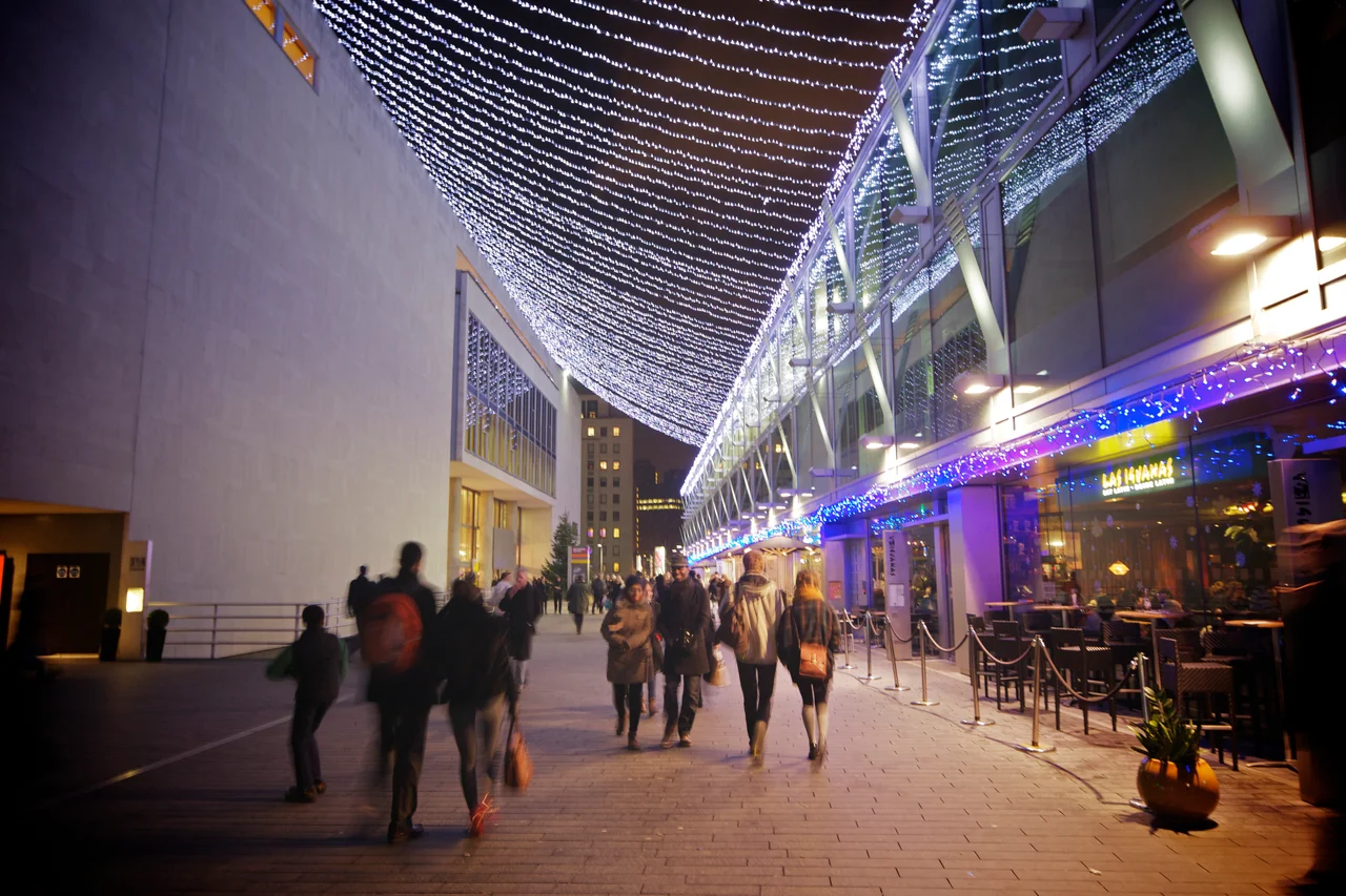 Panorama of the Royal Festival Hall, London in 2017