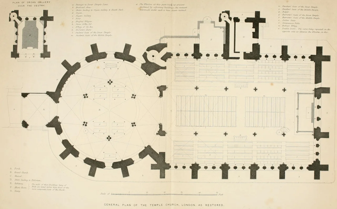 Illustrations of the architectural ornaments and embellishments and painted glass of the Temple Church, London (1845) (14579114747).jpg