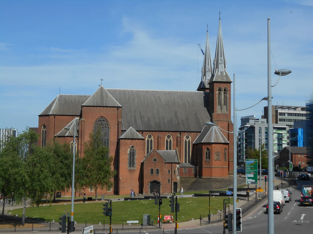 Roman Catholic Cathedral Church of St.Chad, built between 1839 and 1841. Designed by by Augustus Welby Northmore Pugin