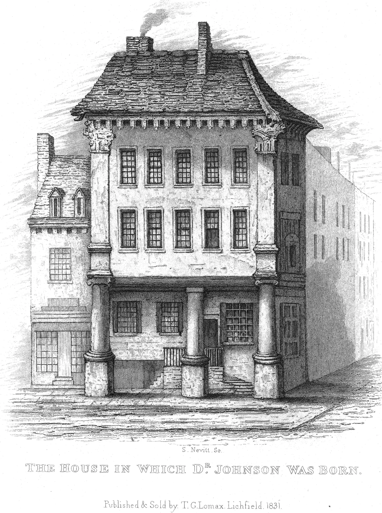 Samuel Johnson's Birthplace Museum, Lichfield, Staffordshire, UK.