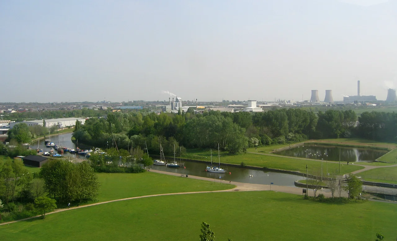 Spike Island today. The site of the first chemical factory in Widnes.