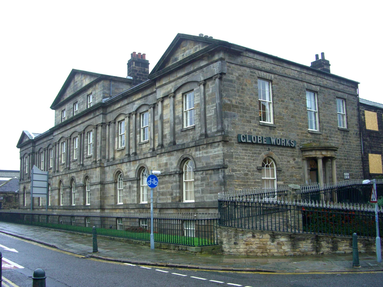 The Globe Works in Neepsend, Sheffield, England