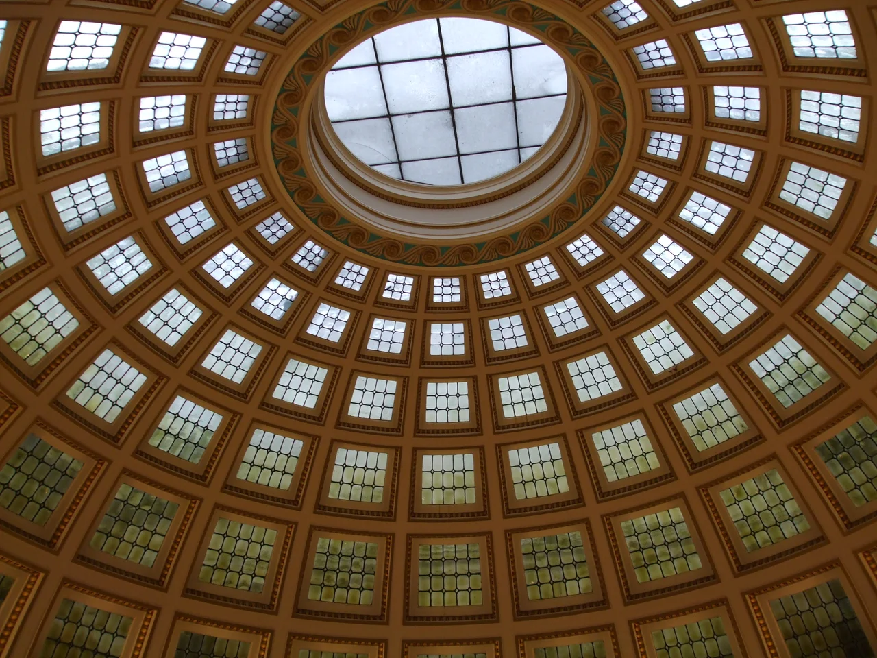 the dome inside the Council House, Nottingham