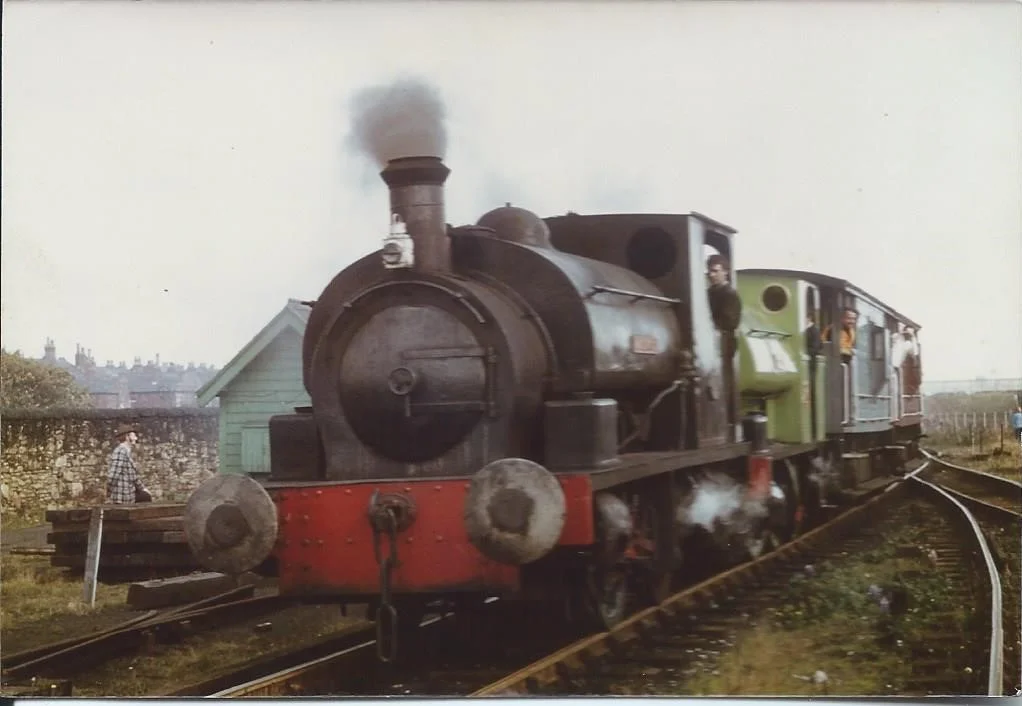 Waleswood at Steamport Southport 1978. Hudswell Clarke Works No 750 Waleswood 0-4-0ST