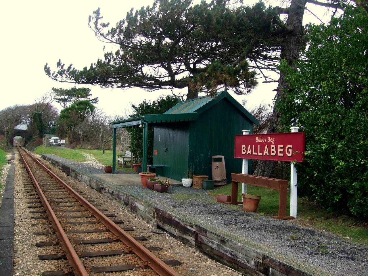 Ballabeg railway station
