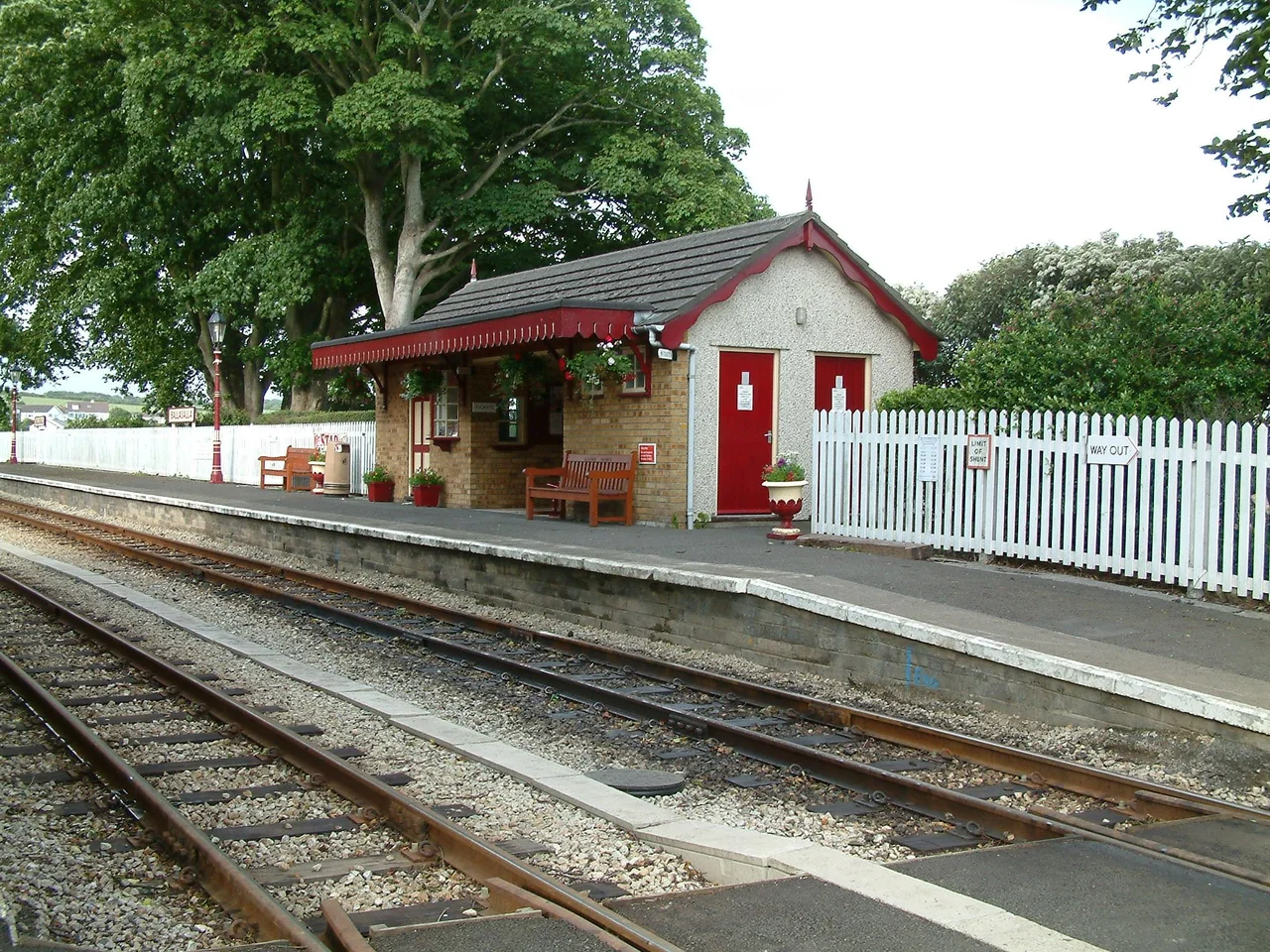 Station building at Ballasalla on the Isle of Man