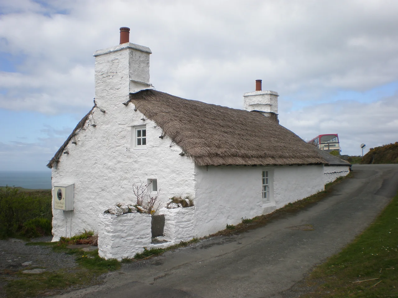 Ned Beg Hom Ruy's (Edward Faragher's) cottage in Cregneash, the Manx National Folk Museum