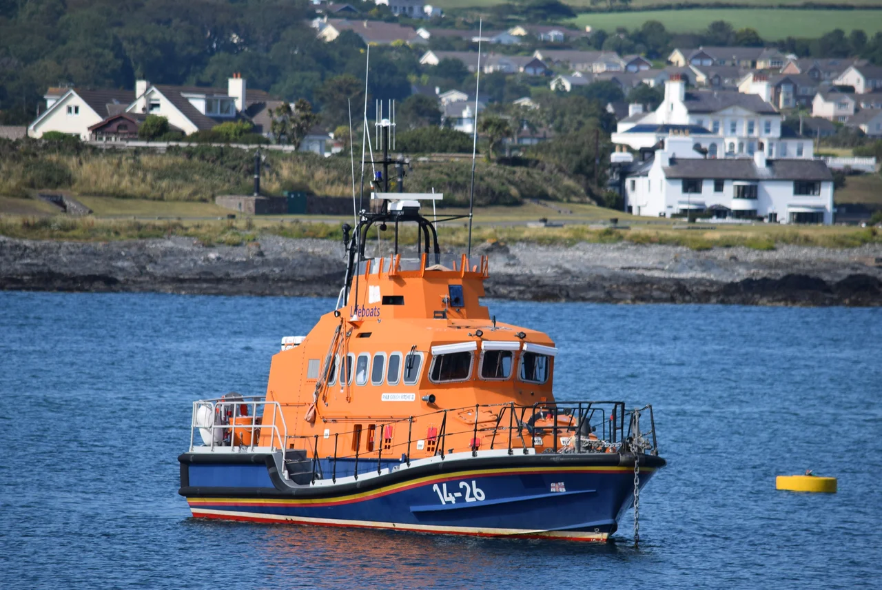 Port St Mary IOM Trent class lifeboat RNLB 14-26 Gough Ritchie II (ON 1234) July 2019