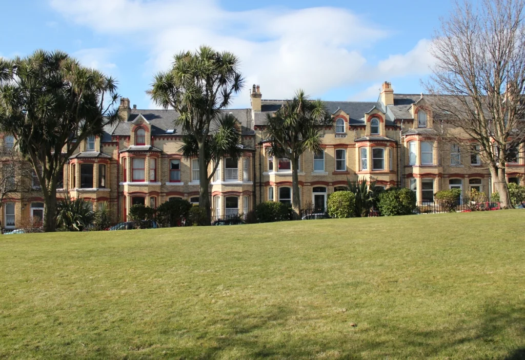 Hutchinson Square, Douglas, Isle of Man - the site of Hutchinson Internment Camp during World War II