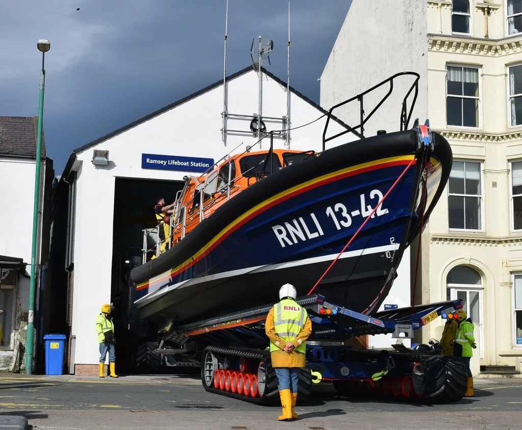 Shannon Lifeboat at Ramsey Lifeboat Station