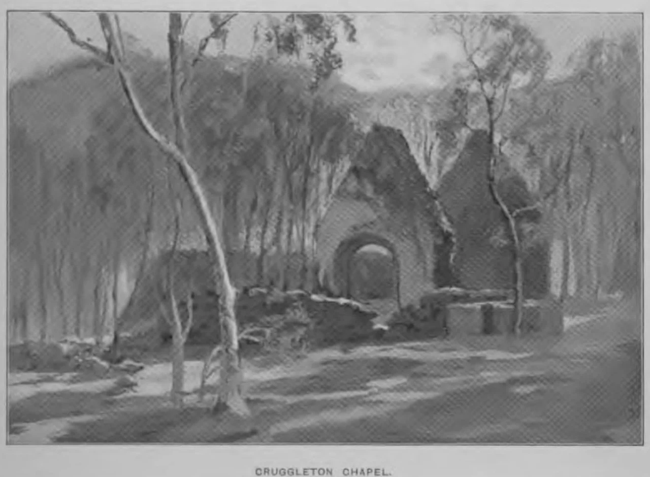 Cruggleton Chapel, Wigtownshire. 1875. by Peter Handyside MacKerlie