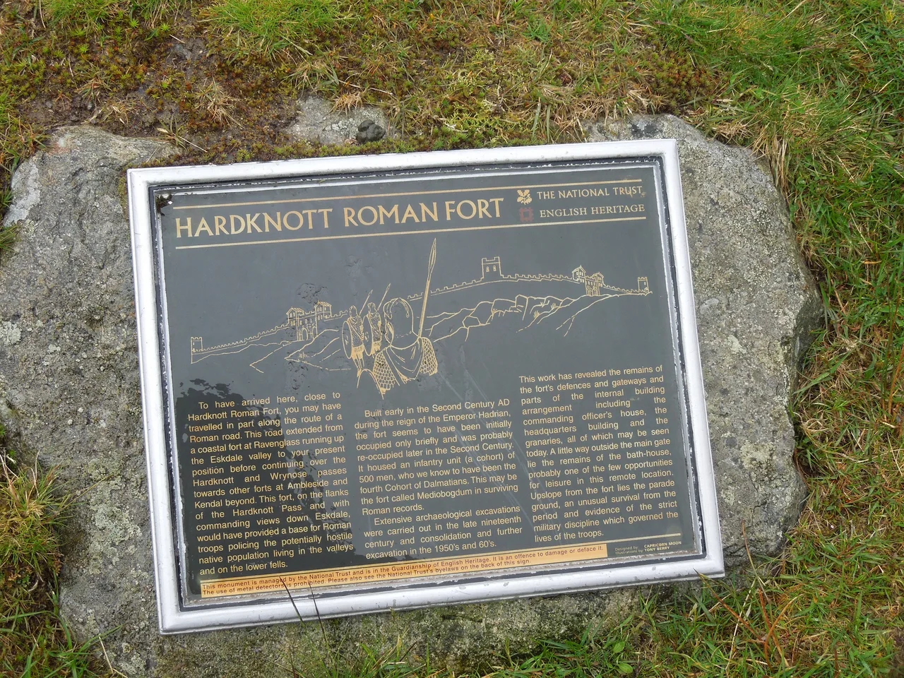 Sign at Hardknott