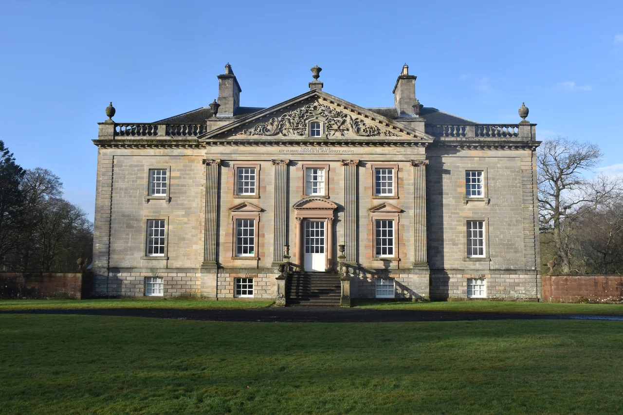 Auckinleck House, Ayrshire. Main front from east