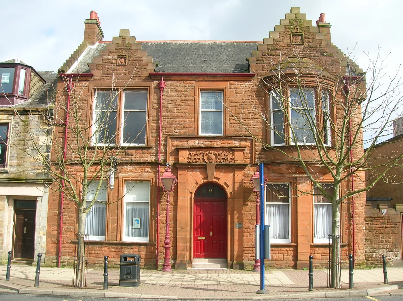The Irvine Burns Club, 'Wellwood' House, Eglinton Street, Irvine