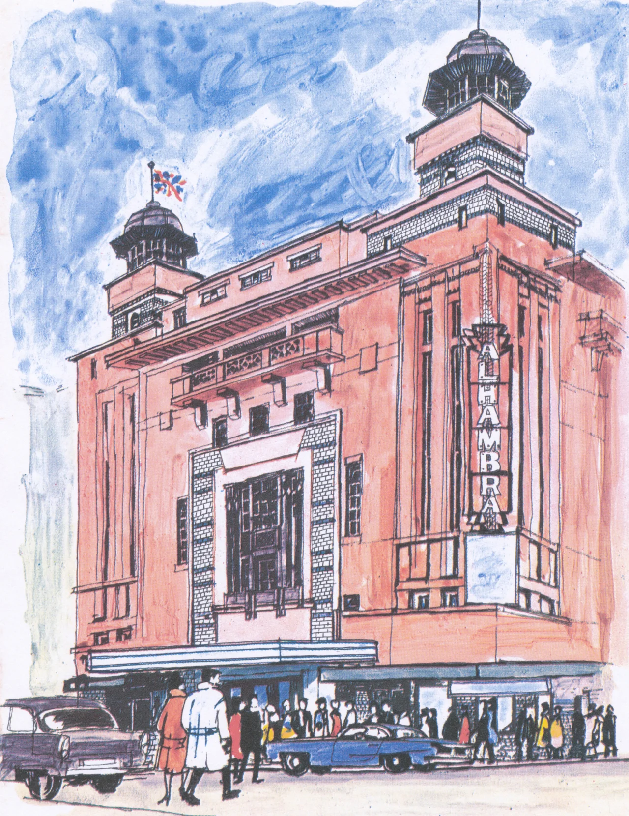 Alhambra Theatre Glasgow programme cover 1960s