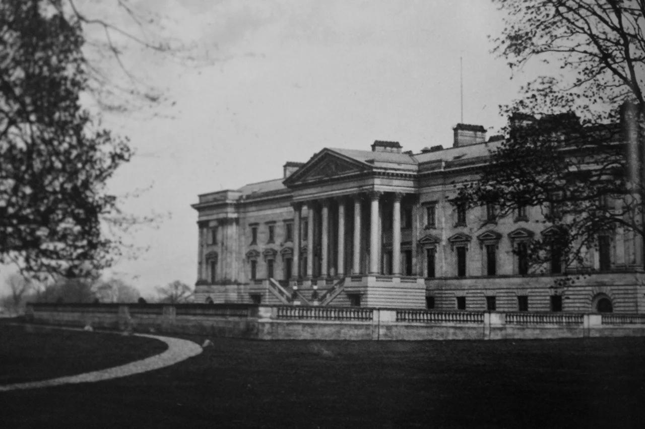 Hamilton Palace from the north-west by Thomas Annan