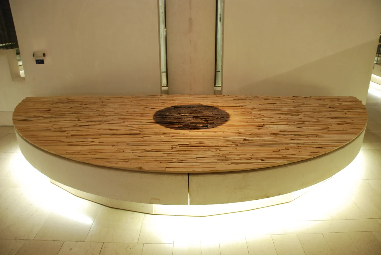 Hearth(?) by Andy Goldsworthy in the National Museum of Scotland