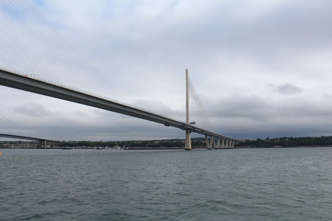 Queensferry Crossing under construction