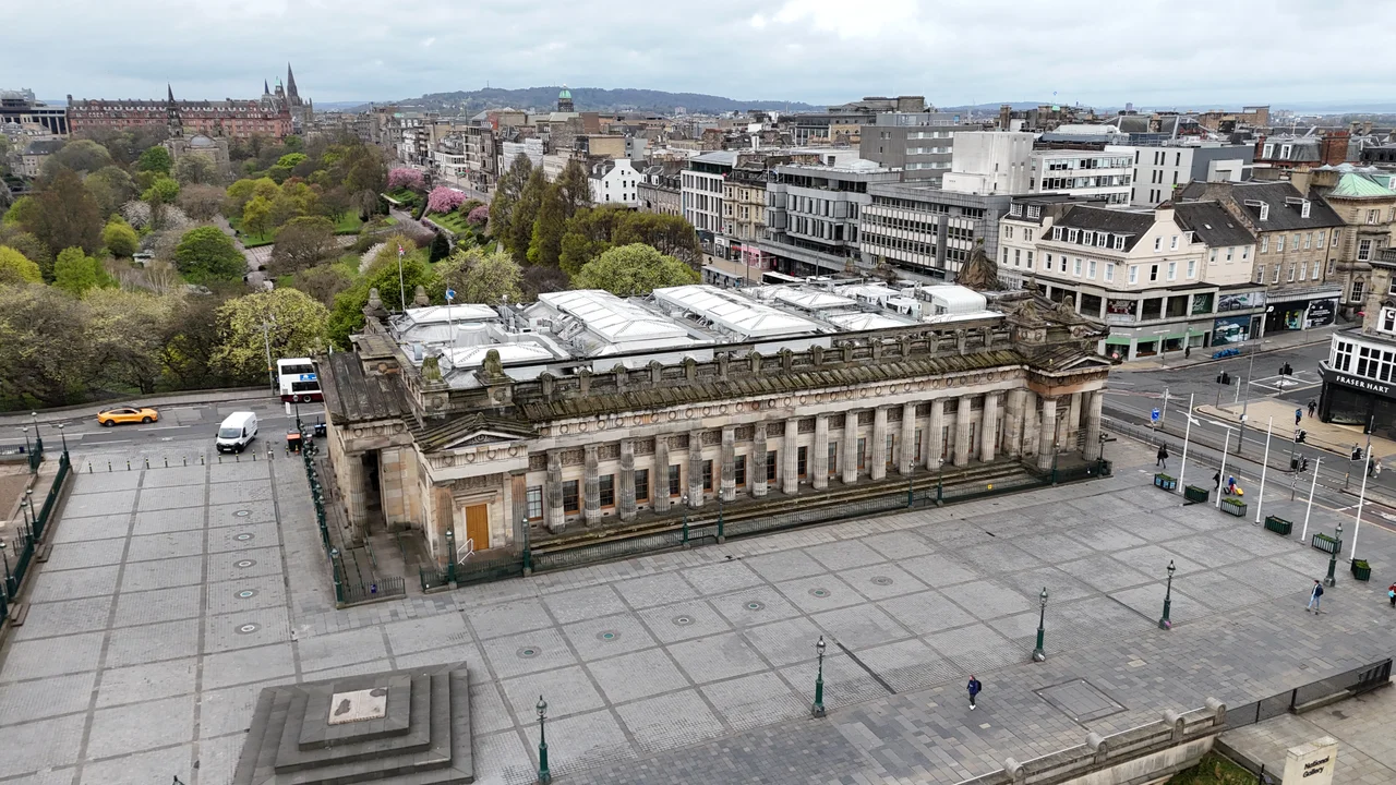Royal Scottish Academy aerial photograph