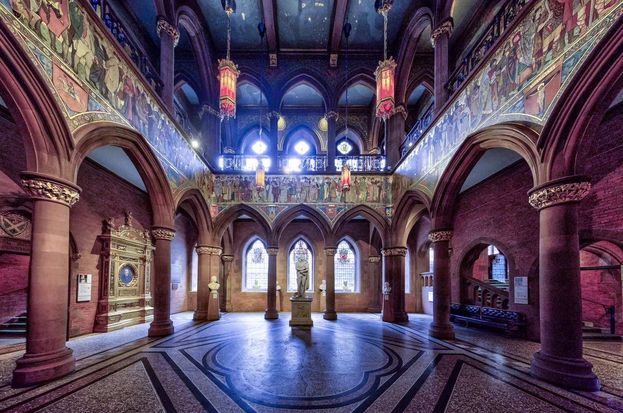 Grand Hall of the National Portrait Gallery, Scotland