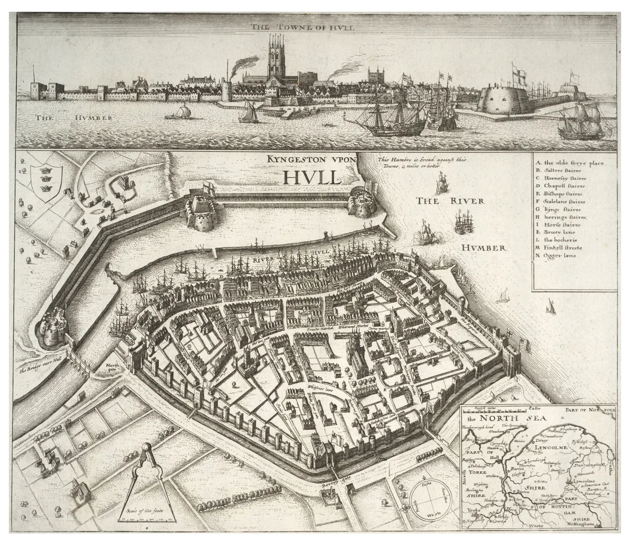 Charles I demanding entrance to the Hull prior to the English Civil Wars.
