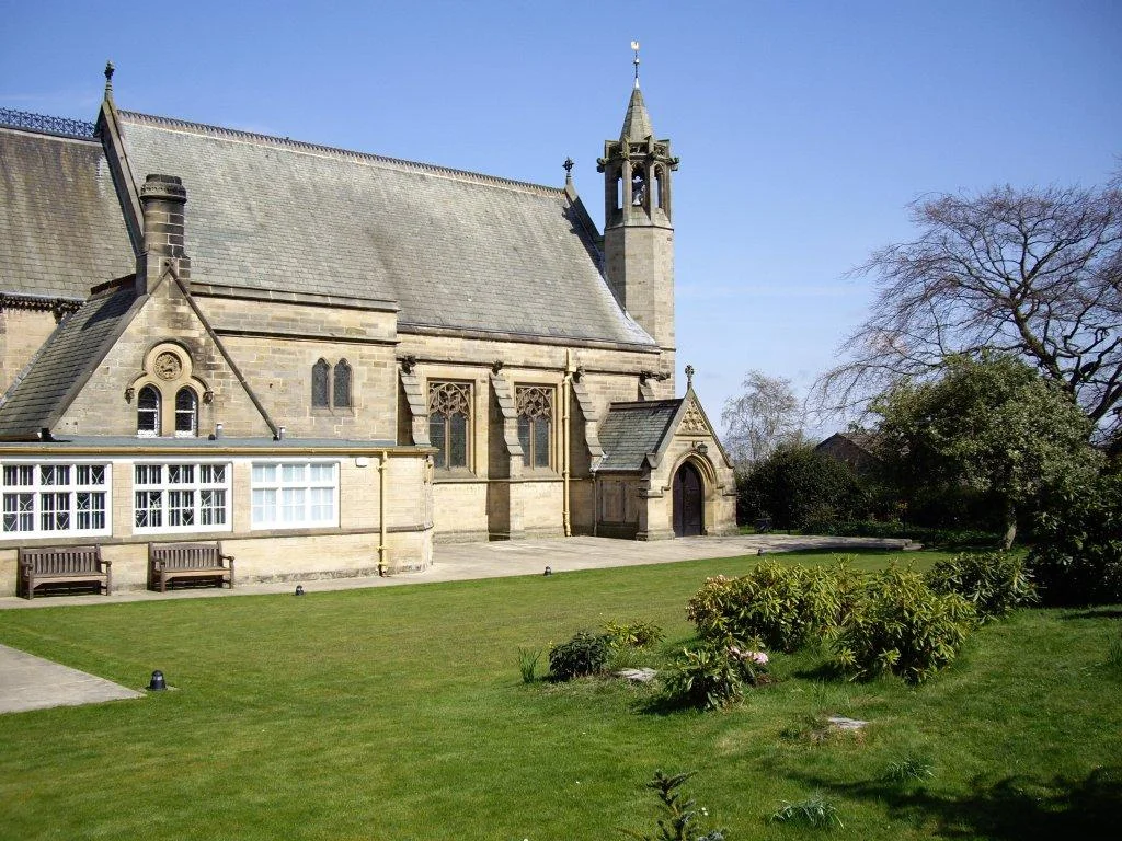 Catholic Church of Our Lady and St Cuthbert, Prudhoe, Northumberland. This was originally built as a chapel in the grounds of Prudhoe Hall and opened in 1891. Between 1904 and 1905, the church was taken down and transported into the village of Prudhoe where it was rebuilt on its present site in Highfield lane and reopened on 5th October 1905.