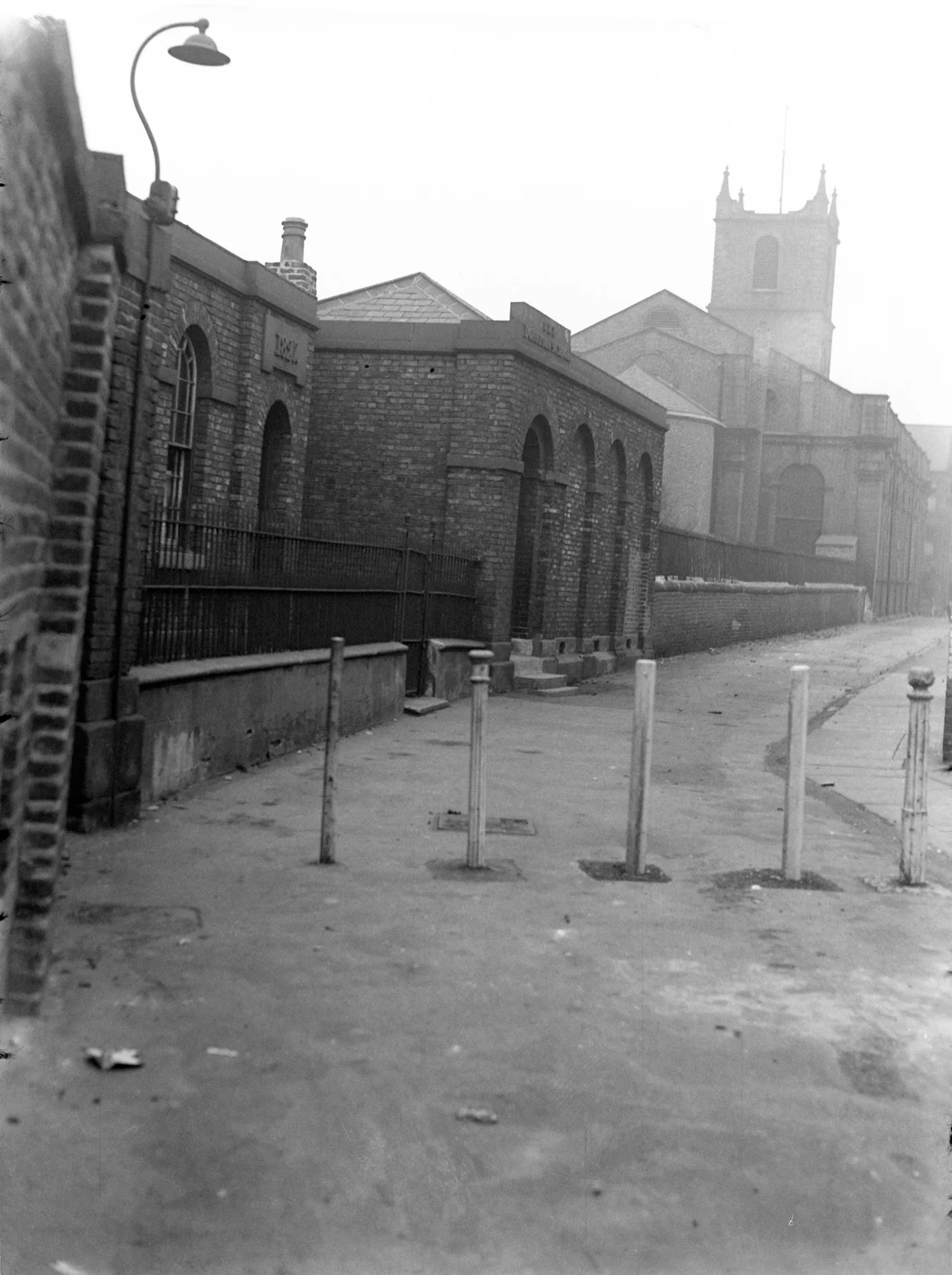 An external view of the Donnison School in March 1944. From the archives of the Sunderland Antiquarian Society.