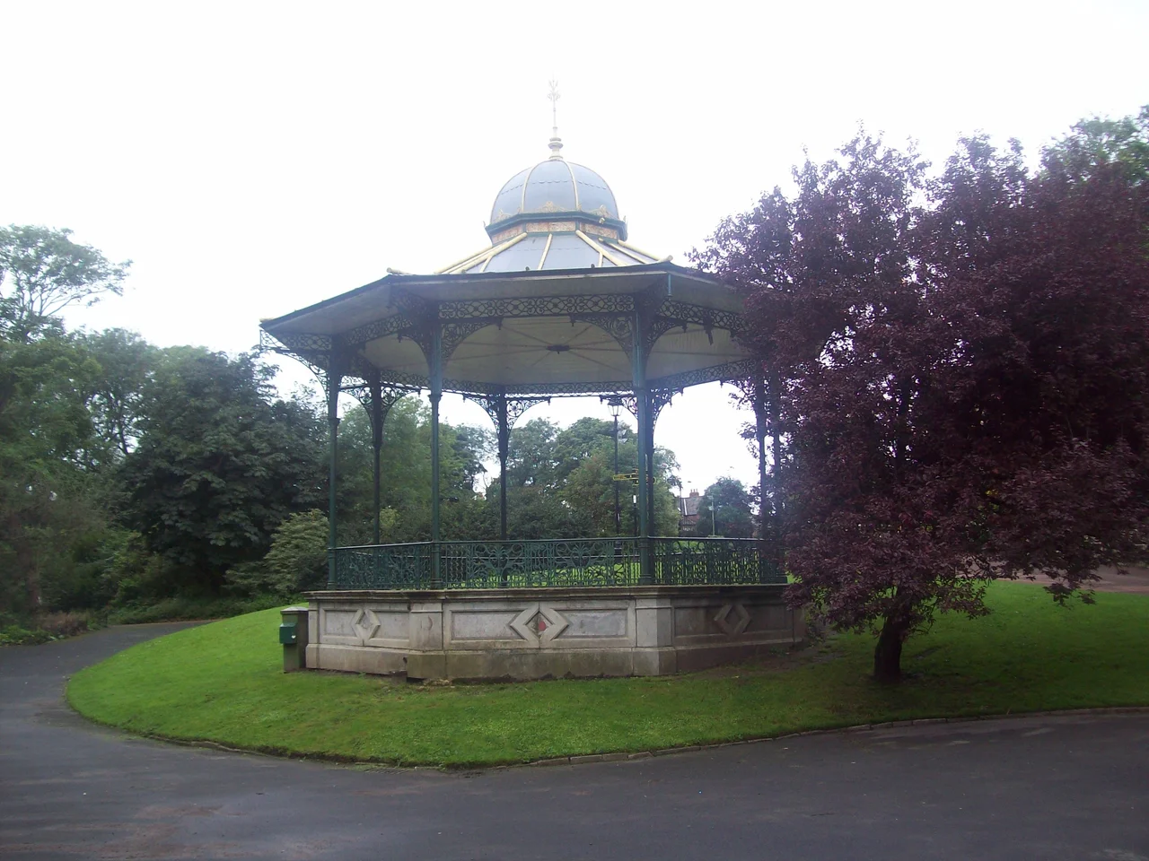 Roker Park Bandstand in Roker Park.