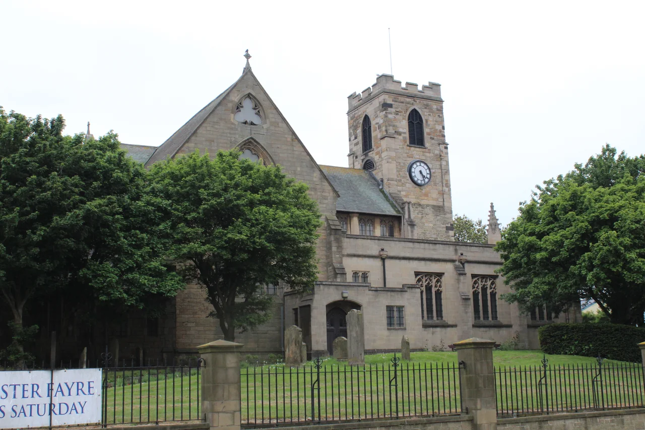 Minster Church of St Michael and All Angels and St Benedict Biscop, Church Lane, Sunderland, Tyne and Wear, seen from the south