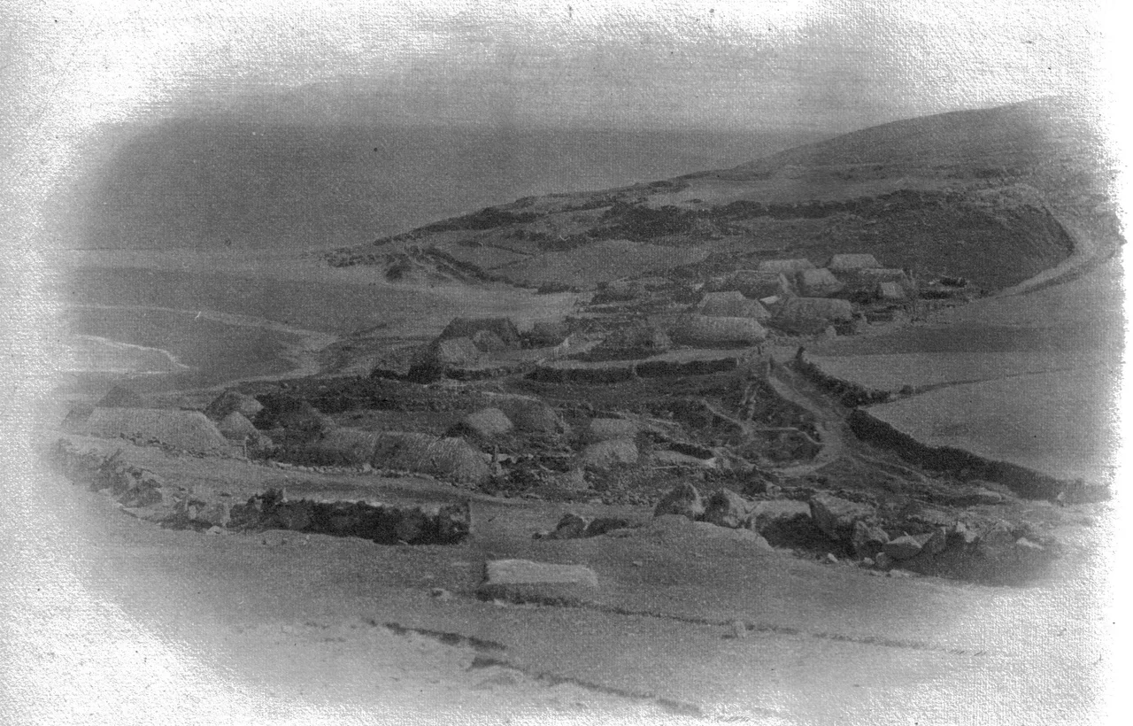 Mingulay Island village